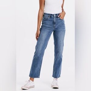 90’s High Rise Ankle Straight Jeans